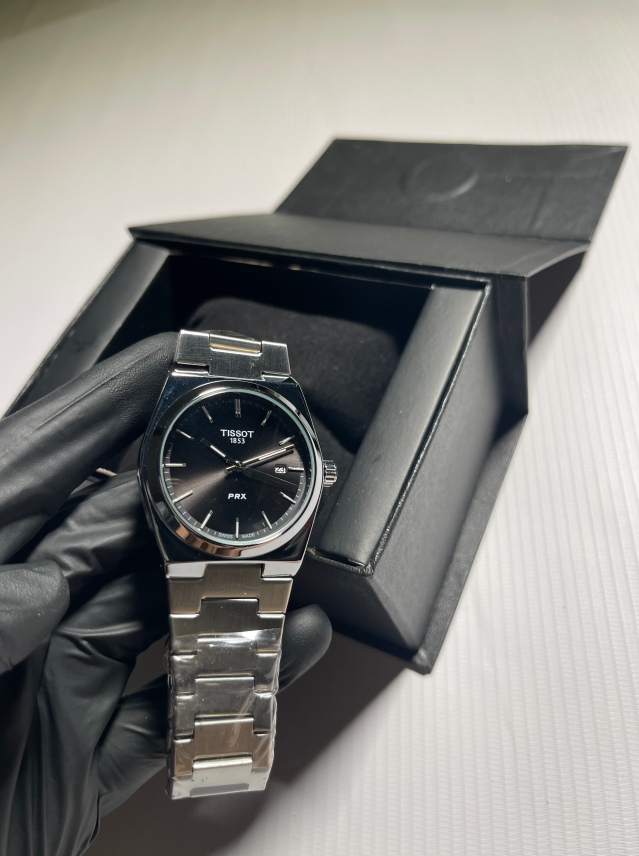 Tissot PRX 40mm Quartz Black Dial Stainless Steel Men's Watch